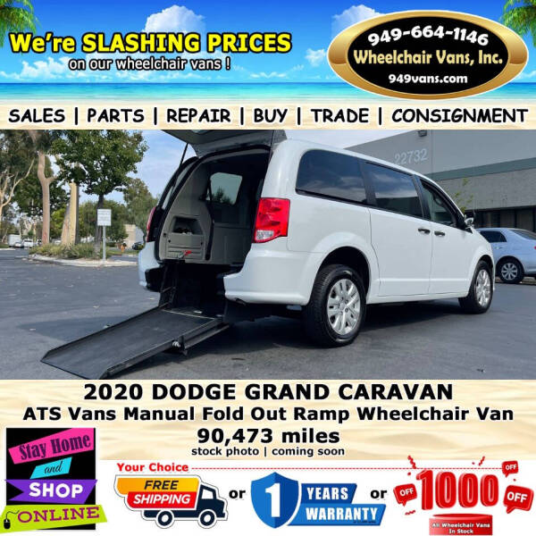 2020 Dodge Grand Caravan for sale at Wheelchair Vans Inc in Laguna Hills CA