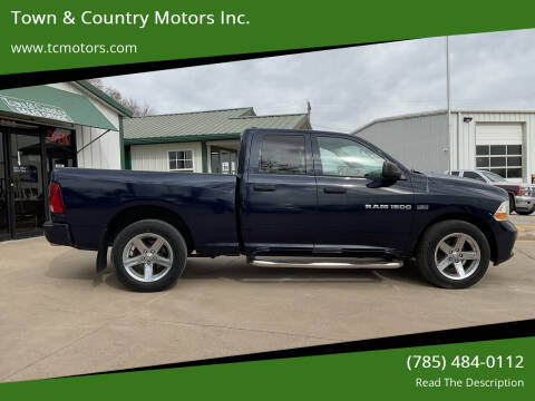 2012 RAM 1500 for sale at Town & Country Motors Inc. in Meriden KS