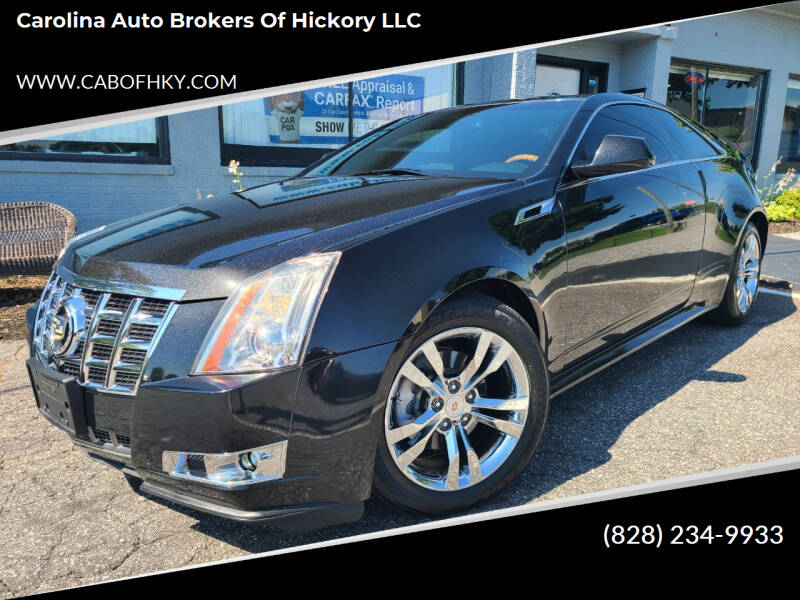 2012 Cadillac CTS for sale at Carolina Auto Brokers of Hickory LLC in Newton NC
