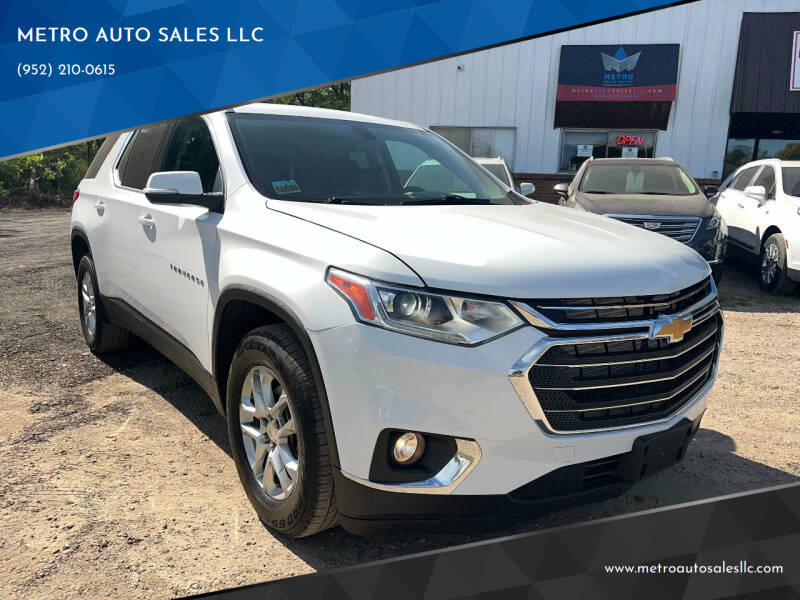 2021 Chevrolet Traverse for sale at METRO AUTO SALES LLC in Lino Lakes MN