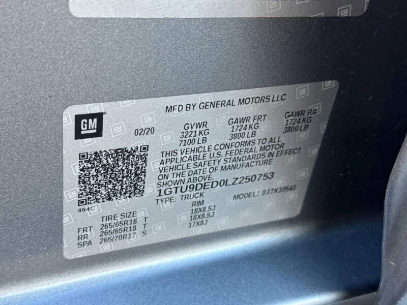 2020 GMC Sierra 1500