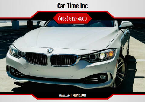 2016 BMW 4 Series for sale at Car Time Inc in San Jose CA