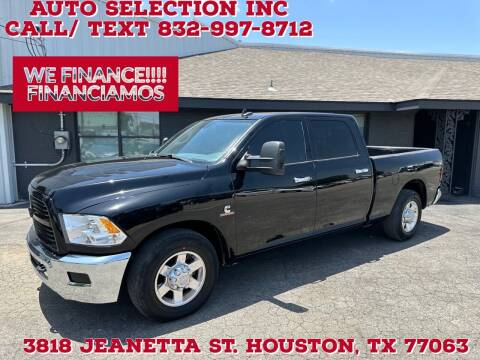 2013 RAM 2500 for sale at Auto Selection Inc. in Houston TX