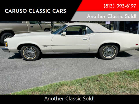 1973 Mercury Cougar for sale at CARuso Classic Cars in Tampa FL