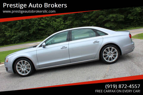 2015 Audi A8 L for sale at Prestige Auto Brokers in Raleigh NC