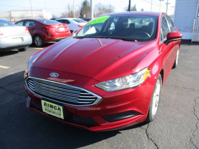 2018 Ford Fusion for sale at Ringa Auto Sales in Arlington Heights IL