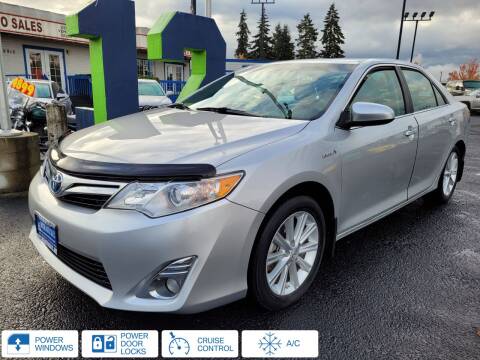 2013 Toyota Camry Hybrid for sale at BAYSIDE AUTO SALES in Everett WA