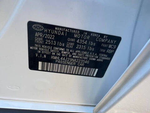 2022 Hyundai Sonata SEL Plus