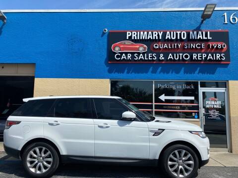 2014 Land Rover Range Rover Sport for sale at Primary Auto Mall in Fort Myers FL