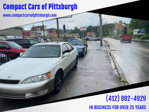 1999 Lexus ES 300 for sale at Compact Cars of Pittsburgh in Pittsburgh PA