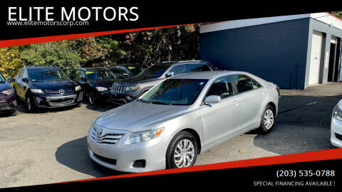 2010 Toyota Camry for sale at ELITE MOTORS in West Haven CT