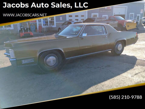 1969 Cadillac Eldorado for sale at Jacobs Auto Sales, LLC in Spencerport NY