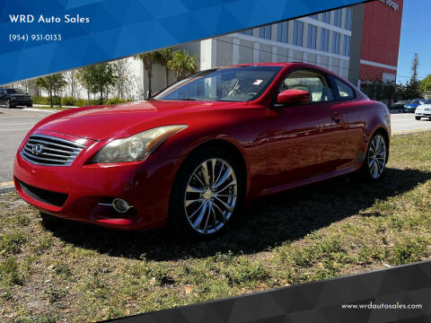 2011 Infiniti G37 Coupe for sale at WRD Auto Sales in Hollywood FL