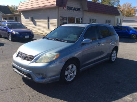 2005 Toyota Matrix for sale at Rhoades Automotive Inc. in Columbia City IN