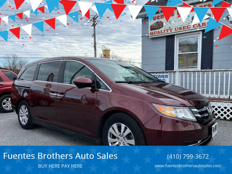 2016 Honda Odyssey for sale at Fuentes Brothers Auto Sales in Jessup MD