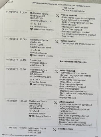 2011 Toyota Prius Two