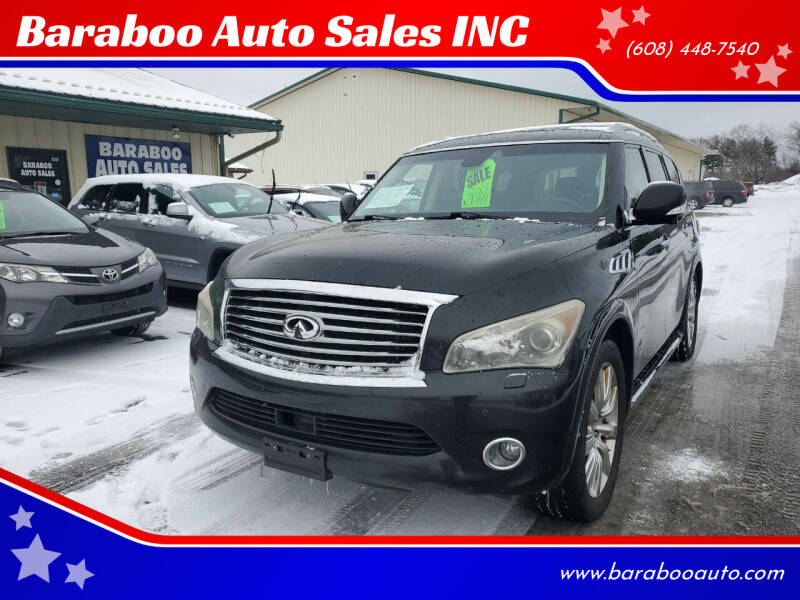 2011 Infiniti QX56 for sale at Baraboo Auto Sales INC in Baraboo WI