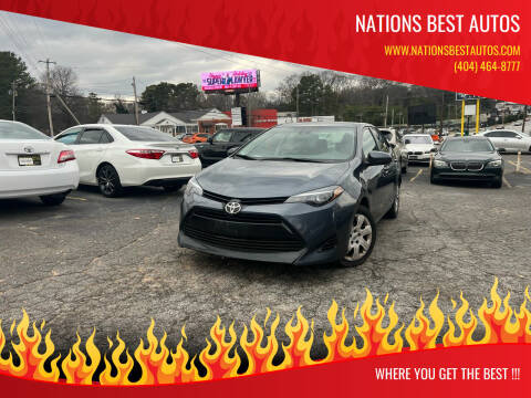 2018 Toyota Corolla for sale at Nations Best Autos in Decatur GA