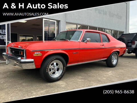 1973 Chevrolet Nova for sale at A & H Auto Sales in Clanton AL