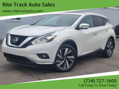 2016 Nissan Murano for sale at Rite Track Auto Sales in Wayne MI