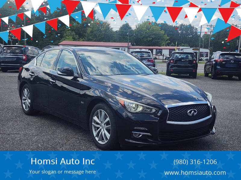 2017 Infiniti Q50 for sale at Homsi Auto Inc in Kannapolis NC