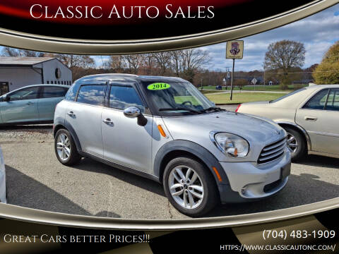 2014 MINI Countryman for sale at Classic Auto Sales in Maiden NC