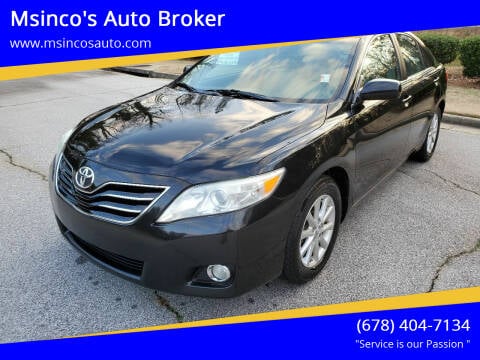 2011 Toyota Camry for sale at Msinco's Auto Broker in Snellville GA