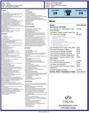 2022 Porsche Panamera