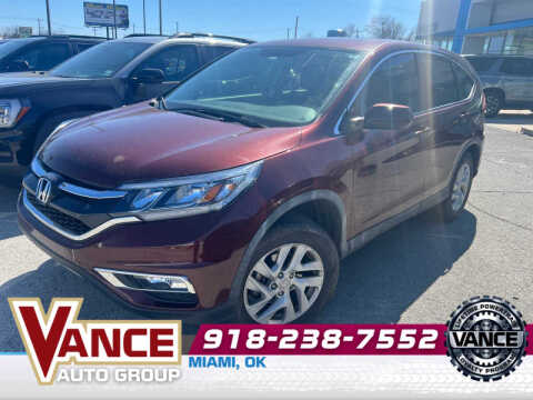 2016 Honda CR-V for sale at Vance Fleet Services in Guthrie OK