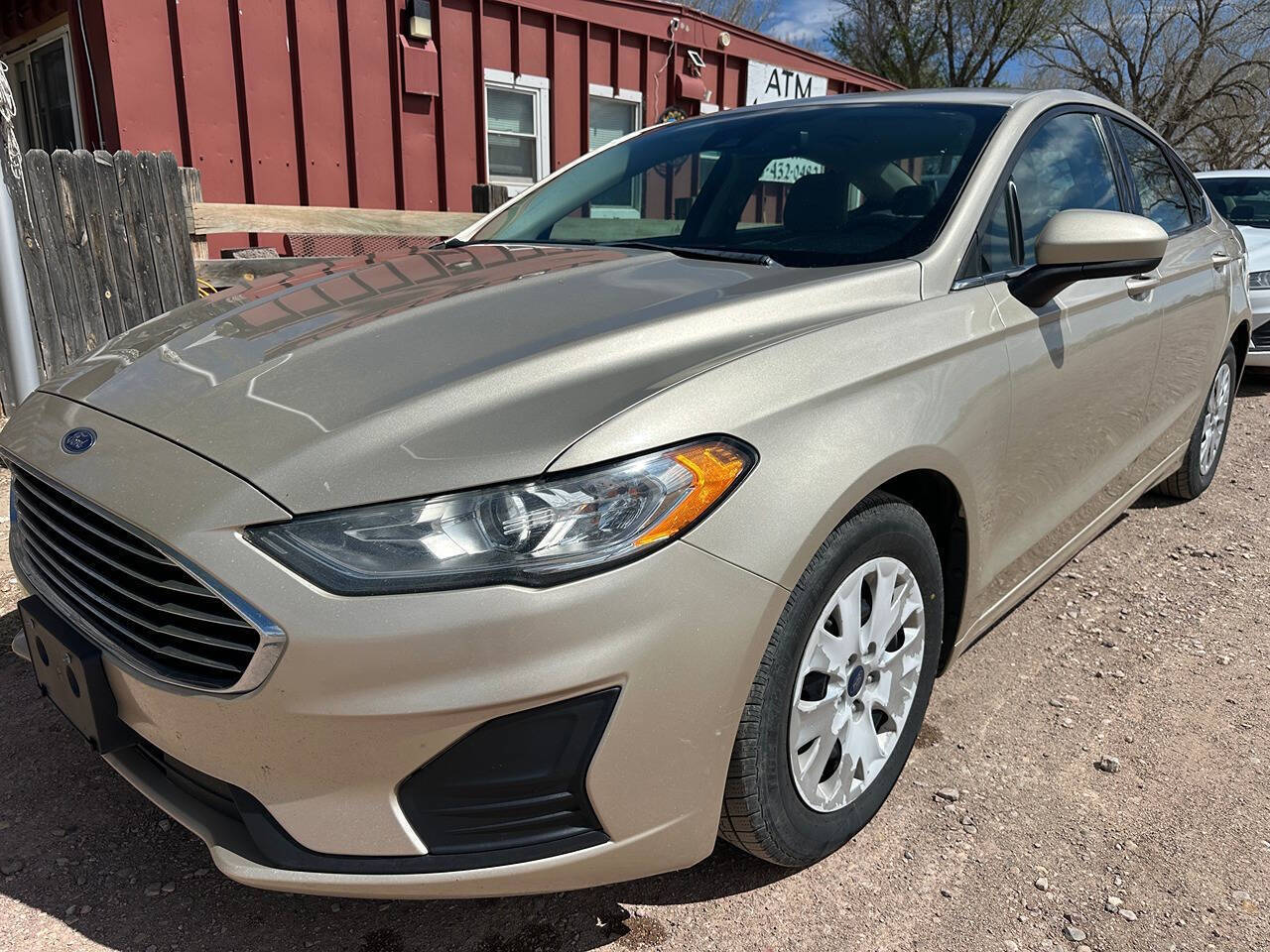 Gold 2019 Ford Fusion S S 4dr Sedan 1