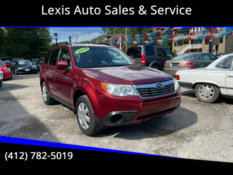 2009 Subaru Forester for sale at Lexis Auto Sales & Service in Pittsburgh PA