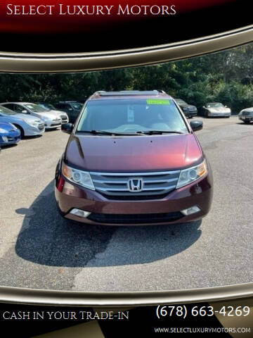 2012 Honda Odyssey for sale at Select Luxury Motors in Cumming GA