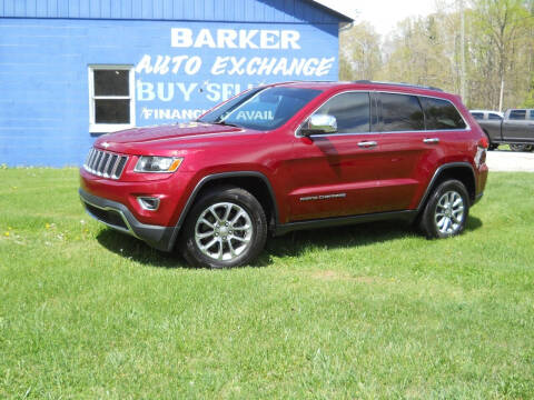 2015 Jeep Grand Cherokee for sale at BARKER AUTO EXCHANGE in Spencer IN