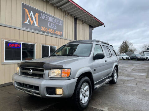 2003 Nissan Pathfinder for sale at M & A Affordable Cars in Vancouver WA
