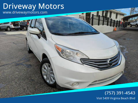 2015 Nissan Versa Note for sale at Driveway Motors in Virginia Beach VA