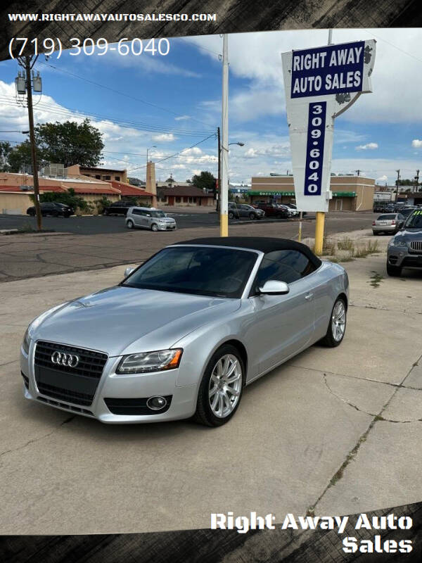 2012 Audi A5 for sale at Right Away Auto Sales in Colorado Springs CO