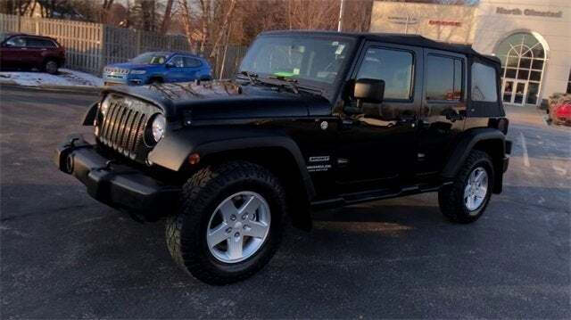 Used 2015 Jeep Wrangler Unlimited Sport with VIN 1C4BJWDG3FL501360 for sale in North Olmsted, OH