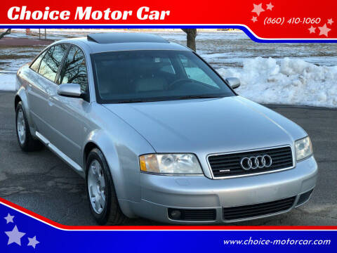2001 Audi A6 for sale at Choice Motor Car in Plainville CT