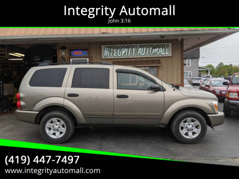 2005 Dodge Durango for sale at Integrity Automall in Tiffin OH