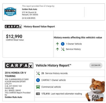 2016 Honda CR-V Touring