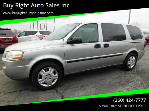 2006 Chevrolet Uplander for sale at Buy Right Auto Sales Inc in Fort Wayne IN