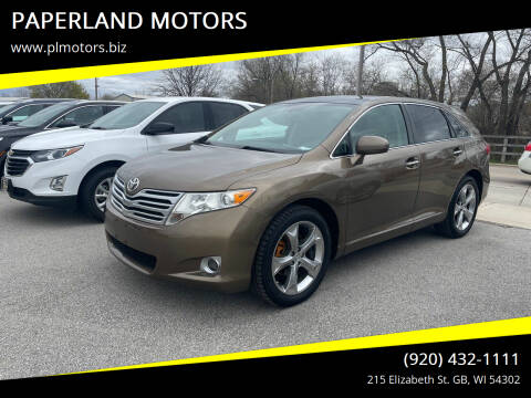 2010 Toyota Venza for sale at PAPERLAND MOTORS - Fresh Inventory in Green Bay WI