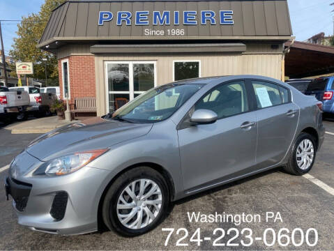 2013 Mazda MAZDA3 for sale at Premiere Auto Sales in Washington PA