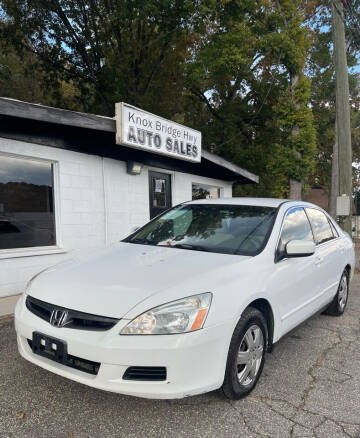 2007 Honda Accord for sale at Knox Bridge Hwy Auto Sales in Canton GA