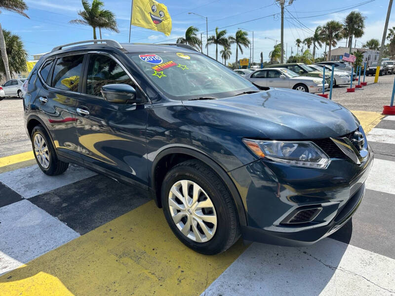 Used 2016 Nissan Rogue S with VIN 5N1AT2MT1GC924284 for sale in Melbourne, FL