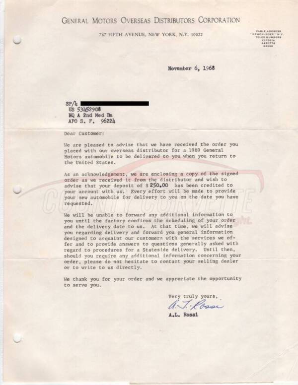 1969 Chevrolet Corvette