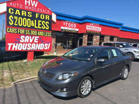 2010 Toyota Corolla for sale at HW Auto Wholesale in Norfolk VA