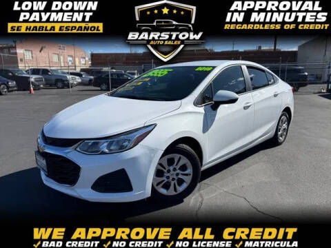 2019 Chevrolet Cruze for sale at BARSTOW AUTO SALES in Barstow CA