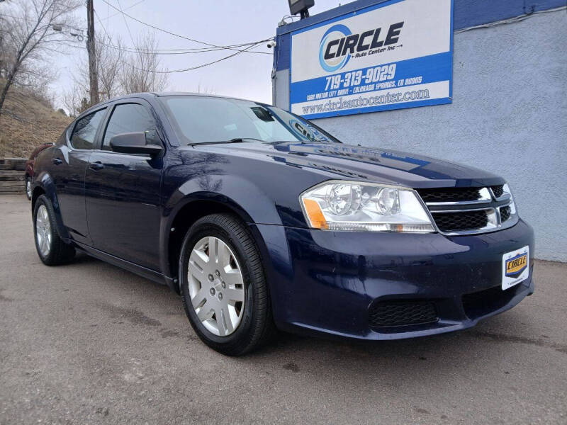 2013 Dodge Avenger for sale at Circle Auto Center Inc. in Colorado Springs CO