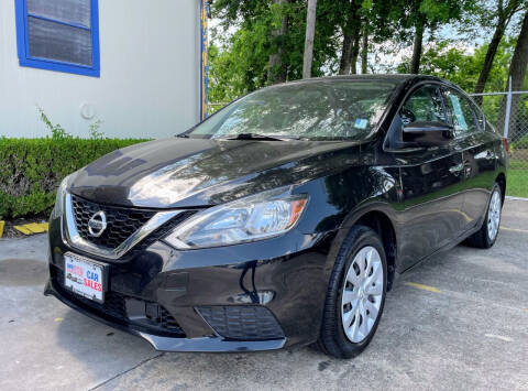 2019 Nissan Sentra for sale at HOUSTON CAR SALES INC in Houston TX